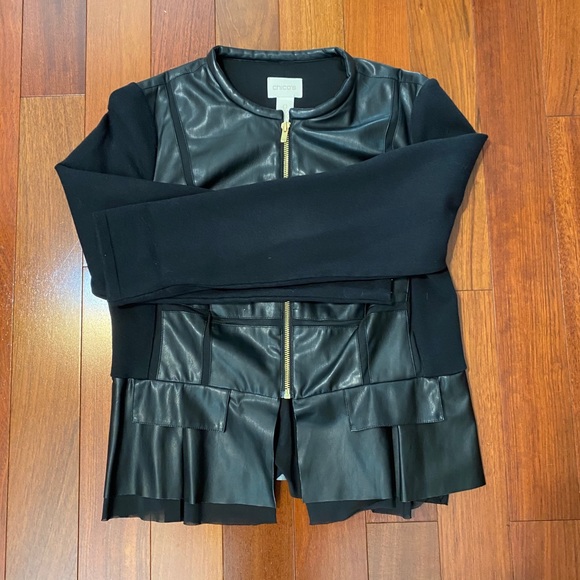 Chico’s leather jacket - Picture 2 of 5